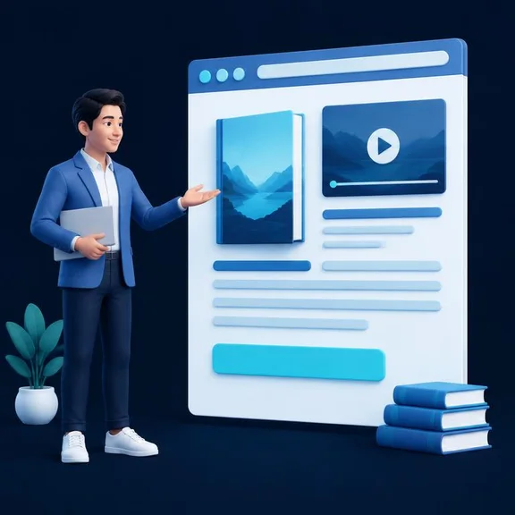 Minh họa: sản phẩm số xuất hiện trên trang giới thiệu với nội dung rõ ràng.
